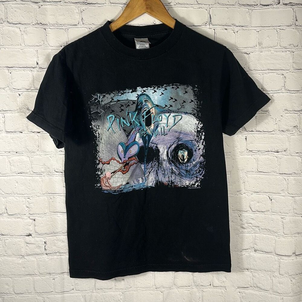 Pink Floyd The Wall Black Band Concert Tee Shirt size S Small 2003
